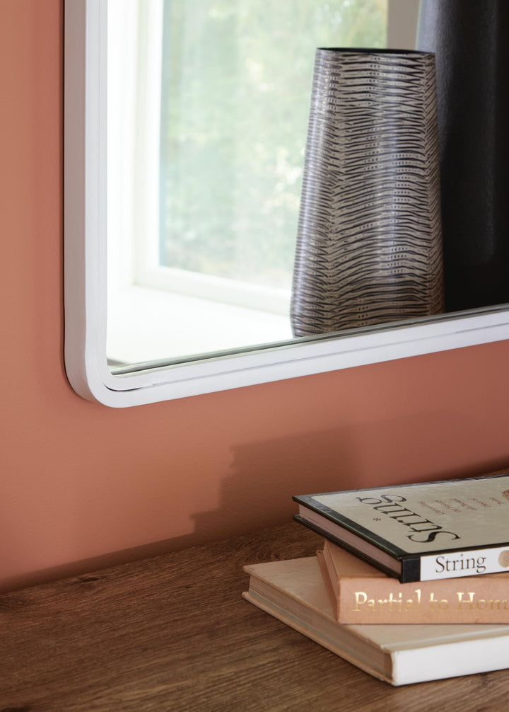 Brocky Accent Mirror - White (6)