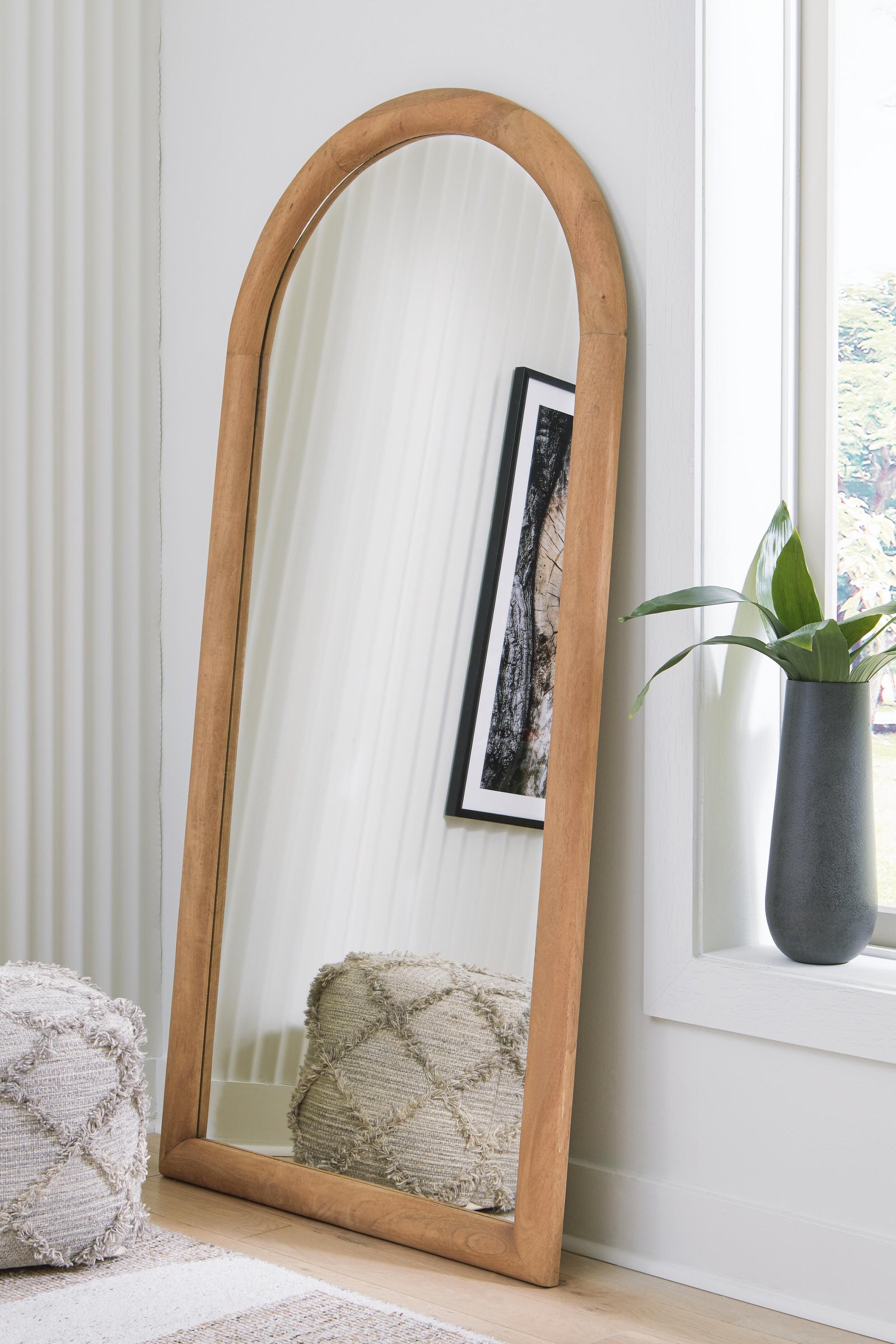 Dairville Floor Mirror - Light Brown (2)