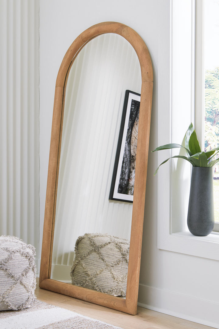 Dairville Floor Mirror - Light Brown (2)
