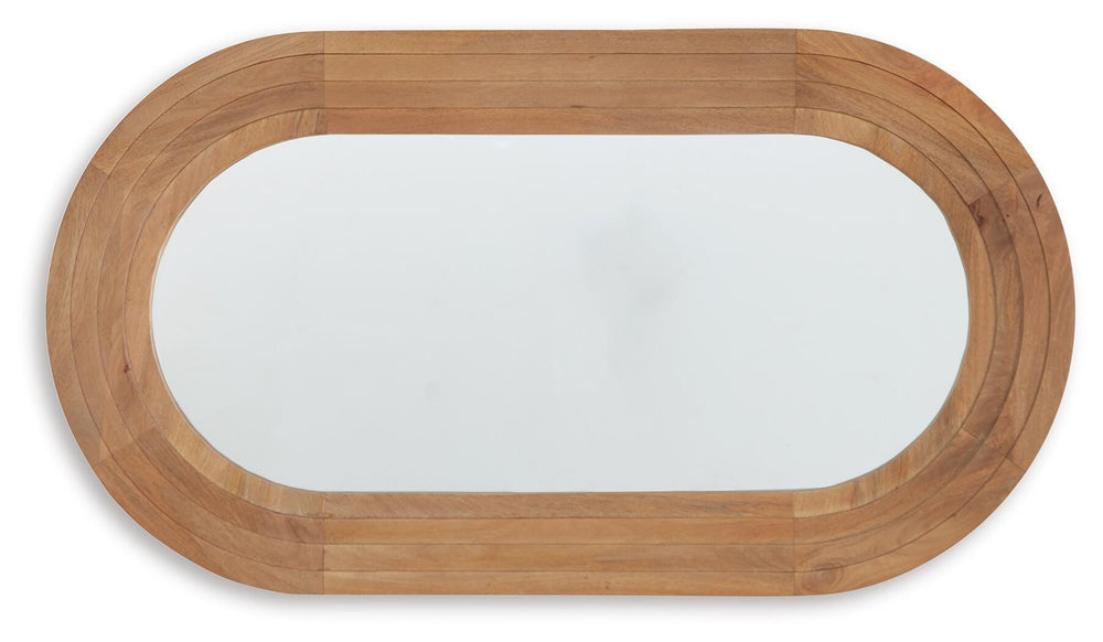 Daverly Accent Mirror - Light Brown (4)