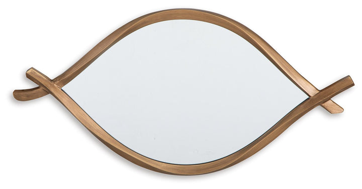 Bartner Accent Mirror - Gold (1)