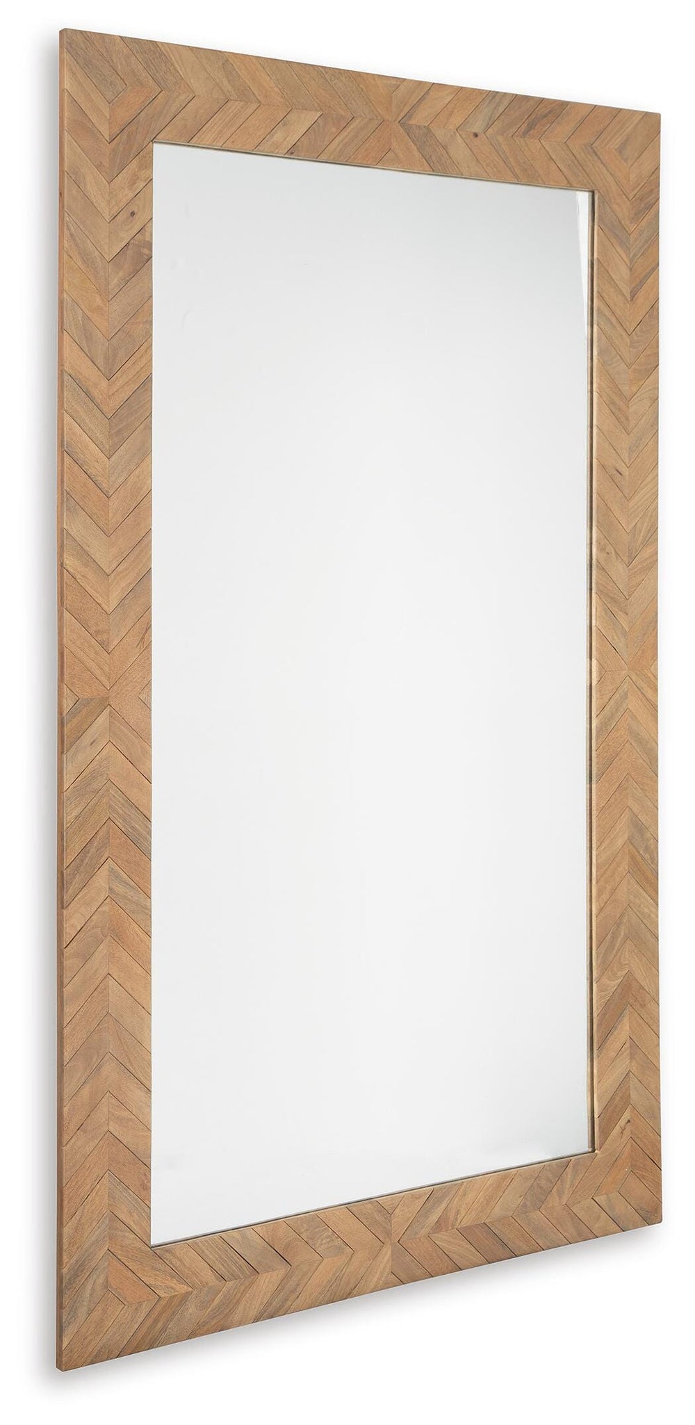 Waylane Floor Mirror - Light Brown (3)