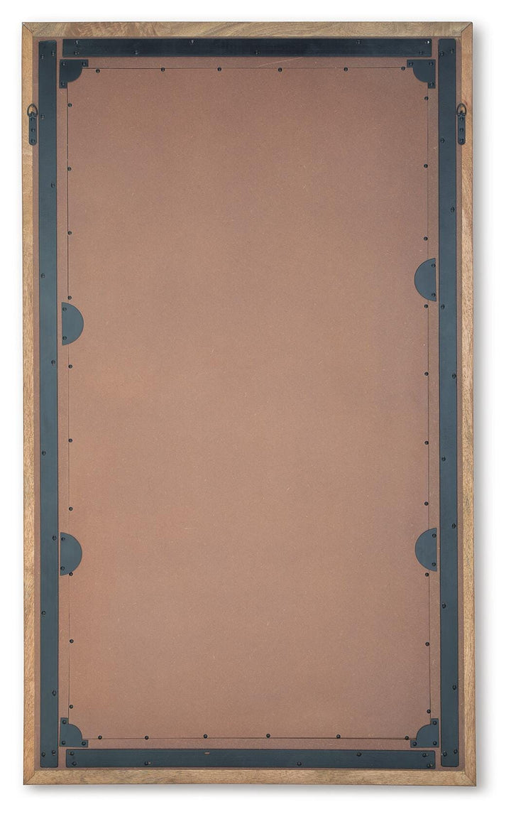 Waylane Floor Mirror - Light Brown (4)