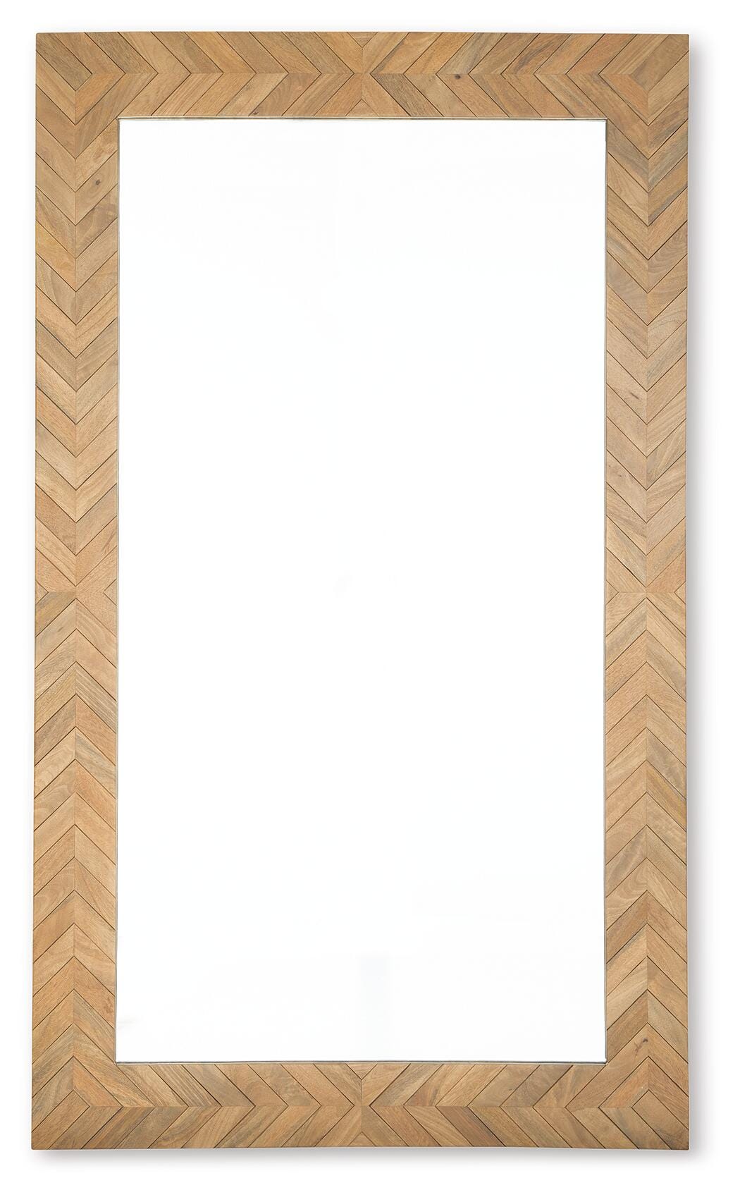 Waylane Floor Mirror - Light Brown (1)