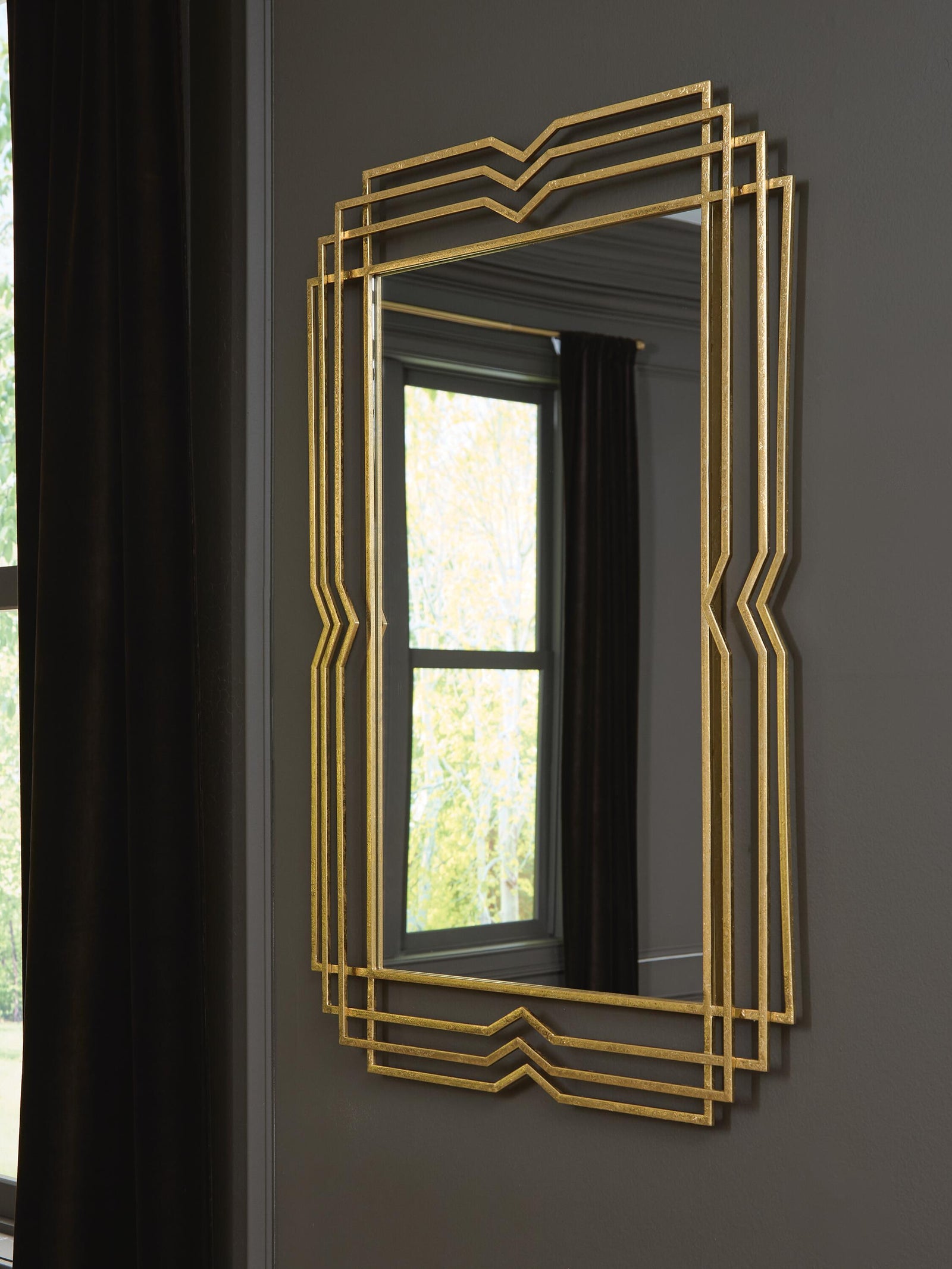 Claybrook Accent Mirror - Gold (2)