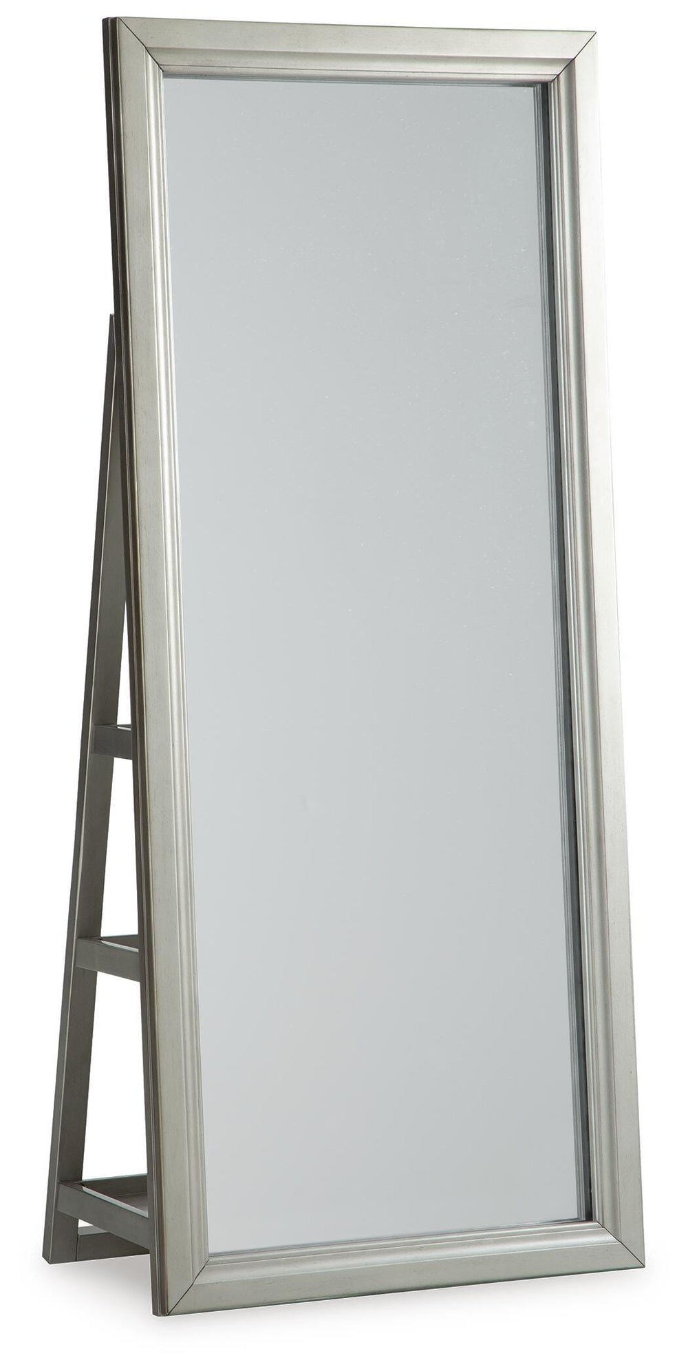 Evesen Floor Standing Mirror/Storage - Beige (1)