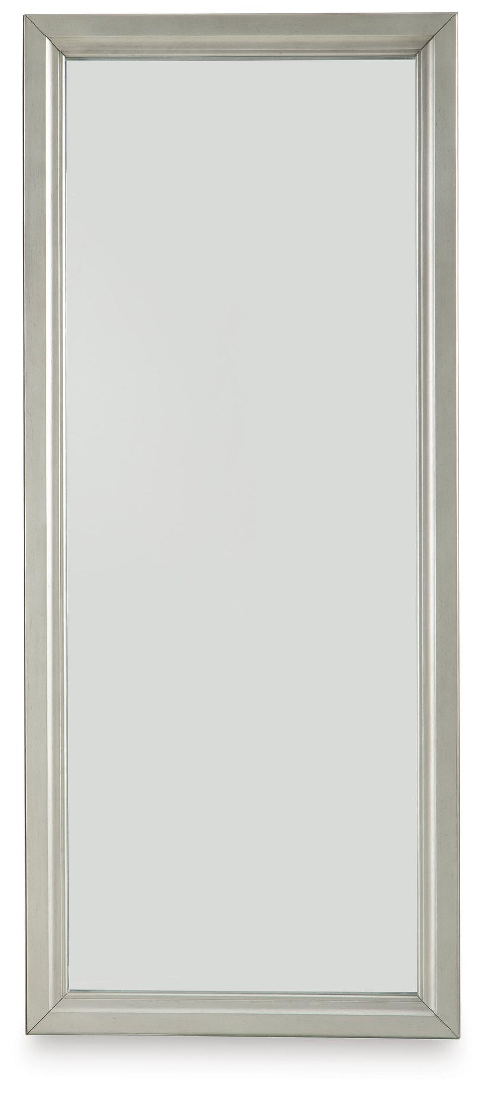 Evesen Floor Standing Mirror/Storage - Beige (3)