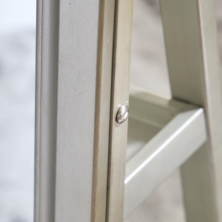 Evesen Floor Standing Mirror/Storage - Beige (7)