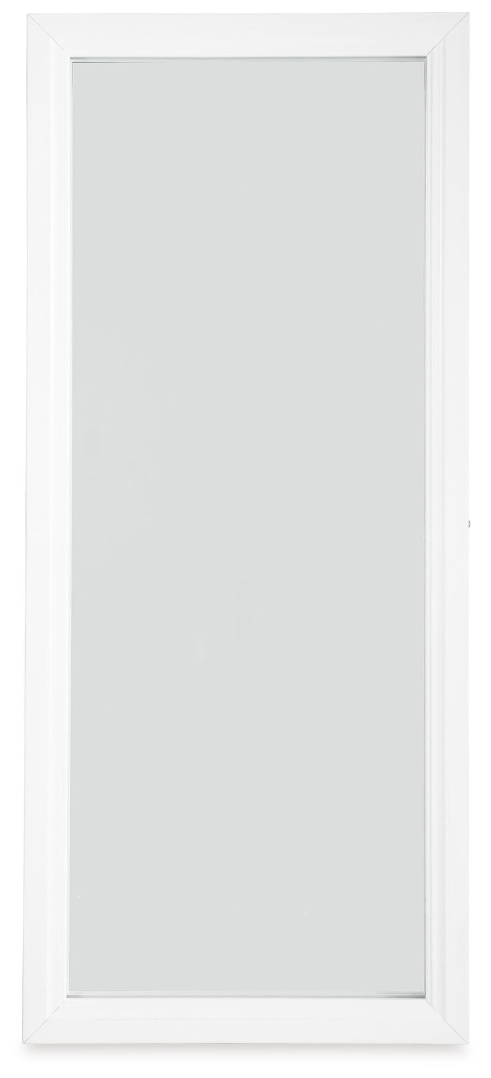 Evesen Floor Standing Mirror/Storage - White (3)