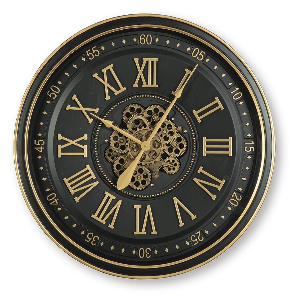Dairton Wall Clock - Black (1)