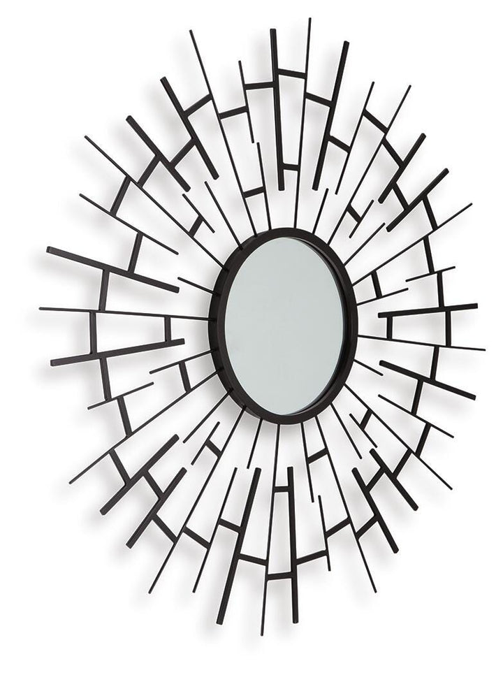 Garrenworth Accent Mirror - Black (3)