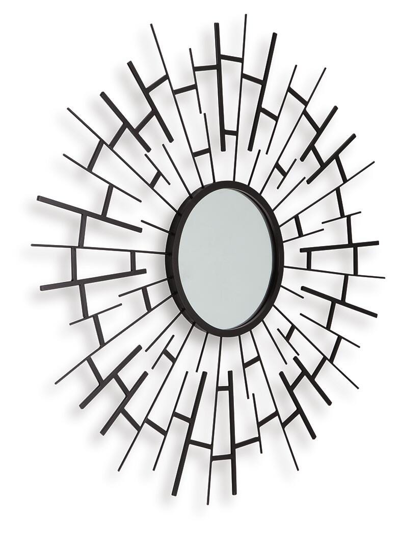 Garrenworth Accent Mirror - Black (3)