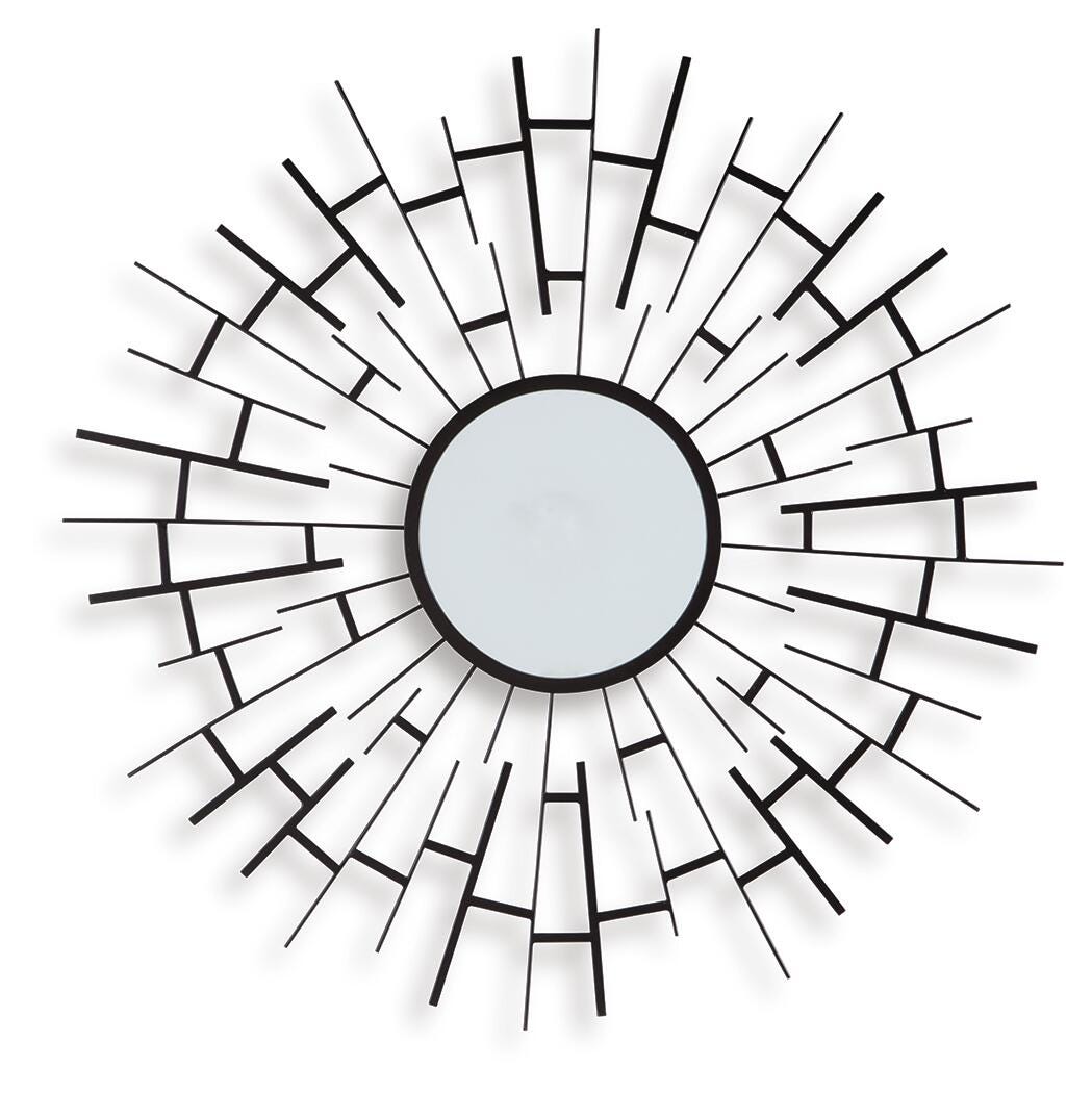Garrenworth Accent Mirror - Black (1)