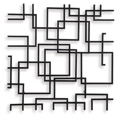 Aadanton Wall Decor - Black | Ashley Furniture