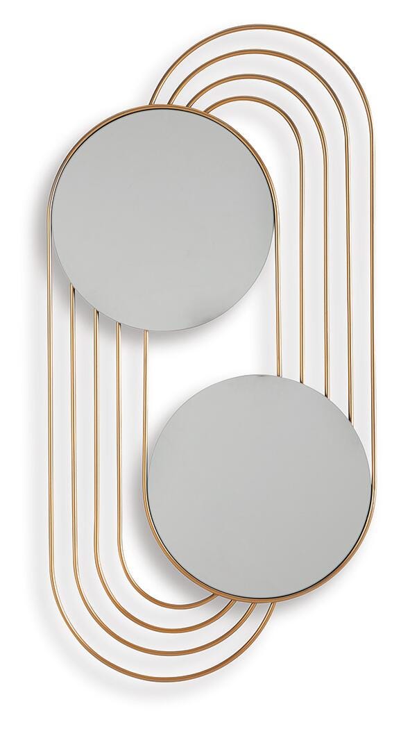 Warrenley Accent Mirror - Gold (1)