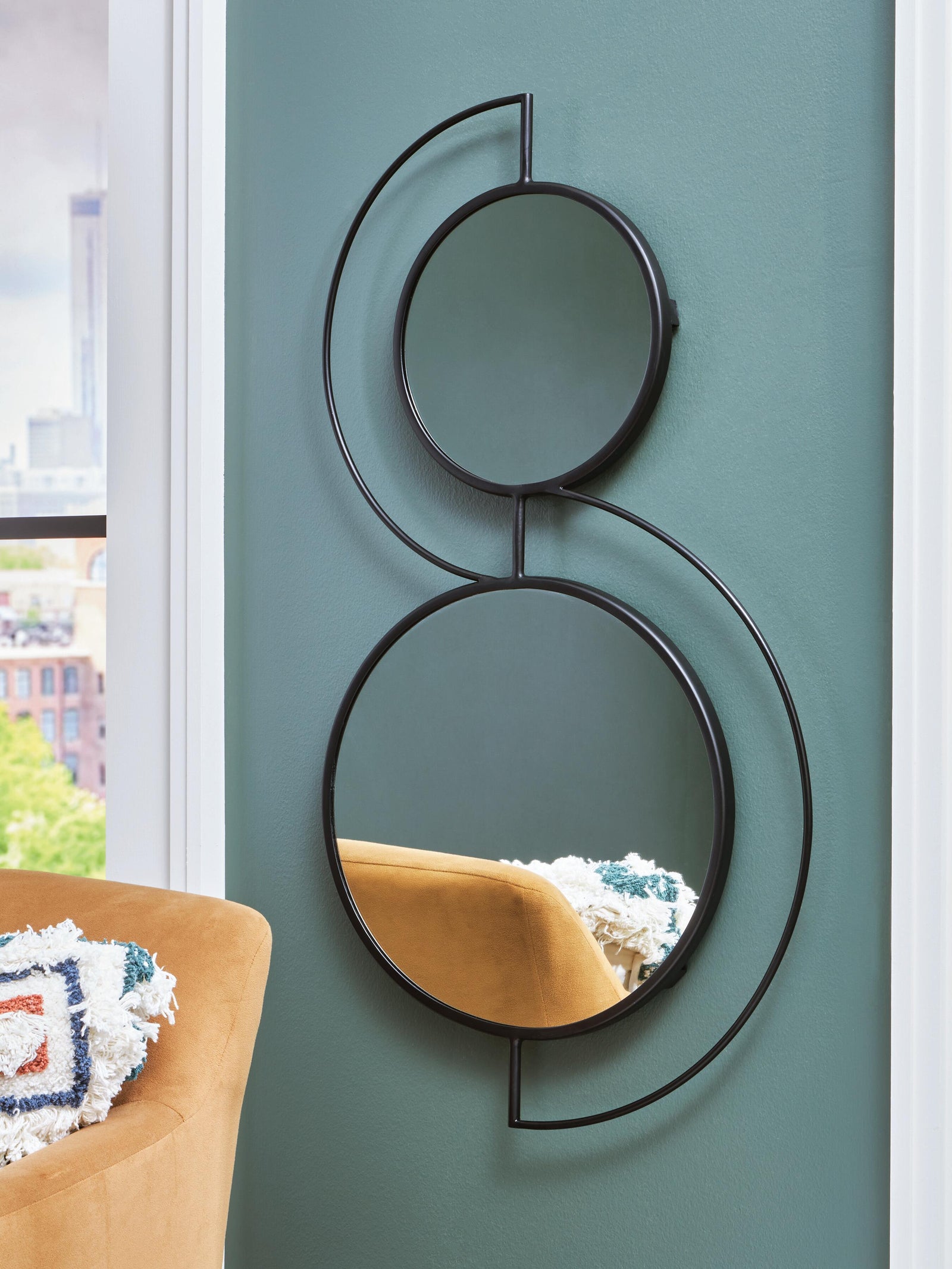 Shayham Accent Mirror - Black (2)