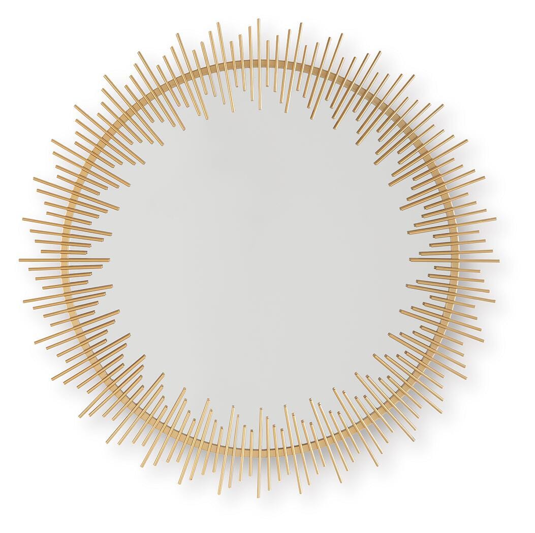 Wainport Accent Mirror - Gold (1)