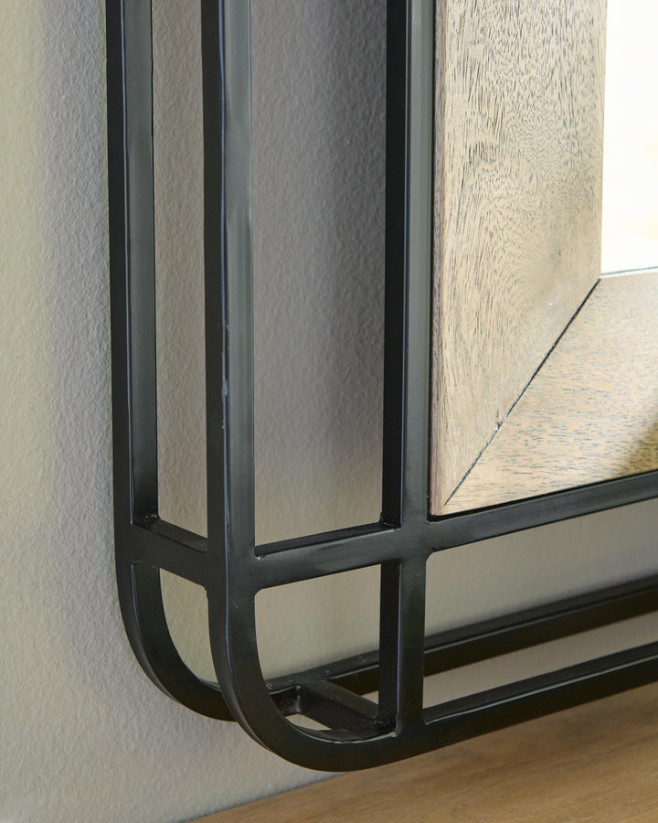 Beelman Accent Mirror - Light Brown (5)