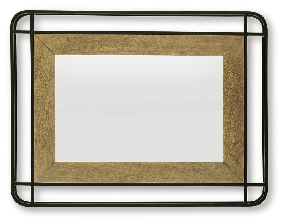 Beelman Accent Mirror - Light Brown (3)