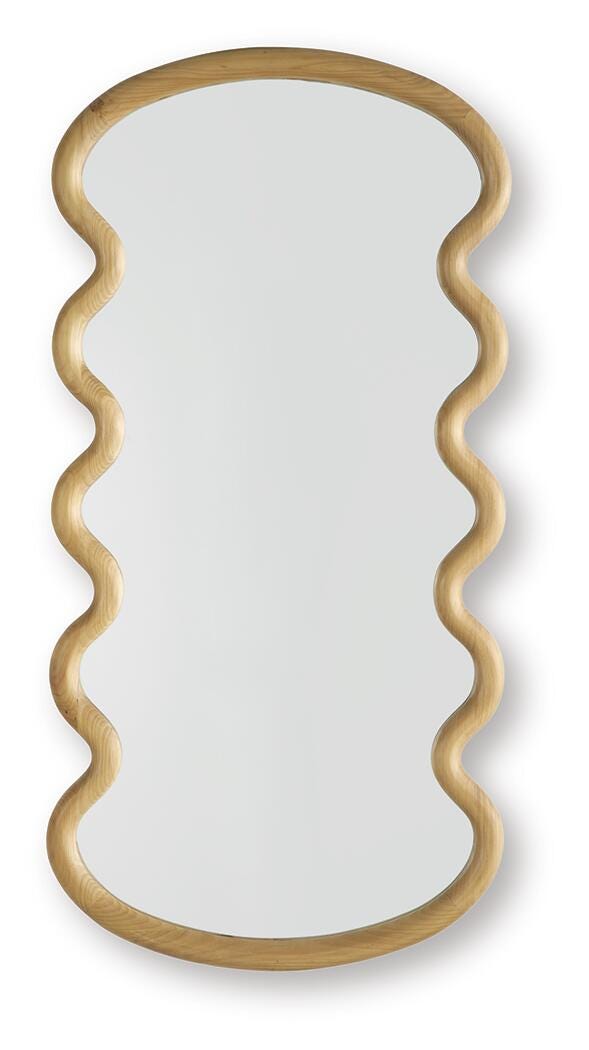 Serendis Accent Mirror - Light Brown (1)