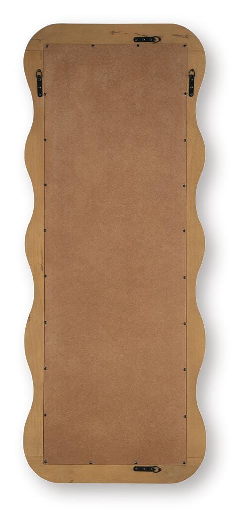 Ellisonville Floor Mirror - Light Brown (5)