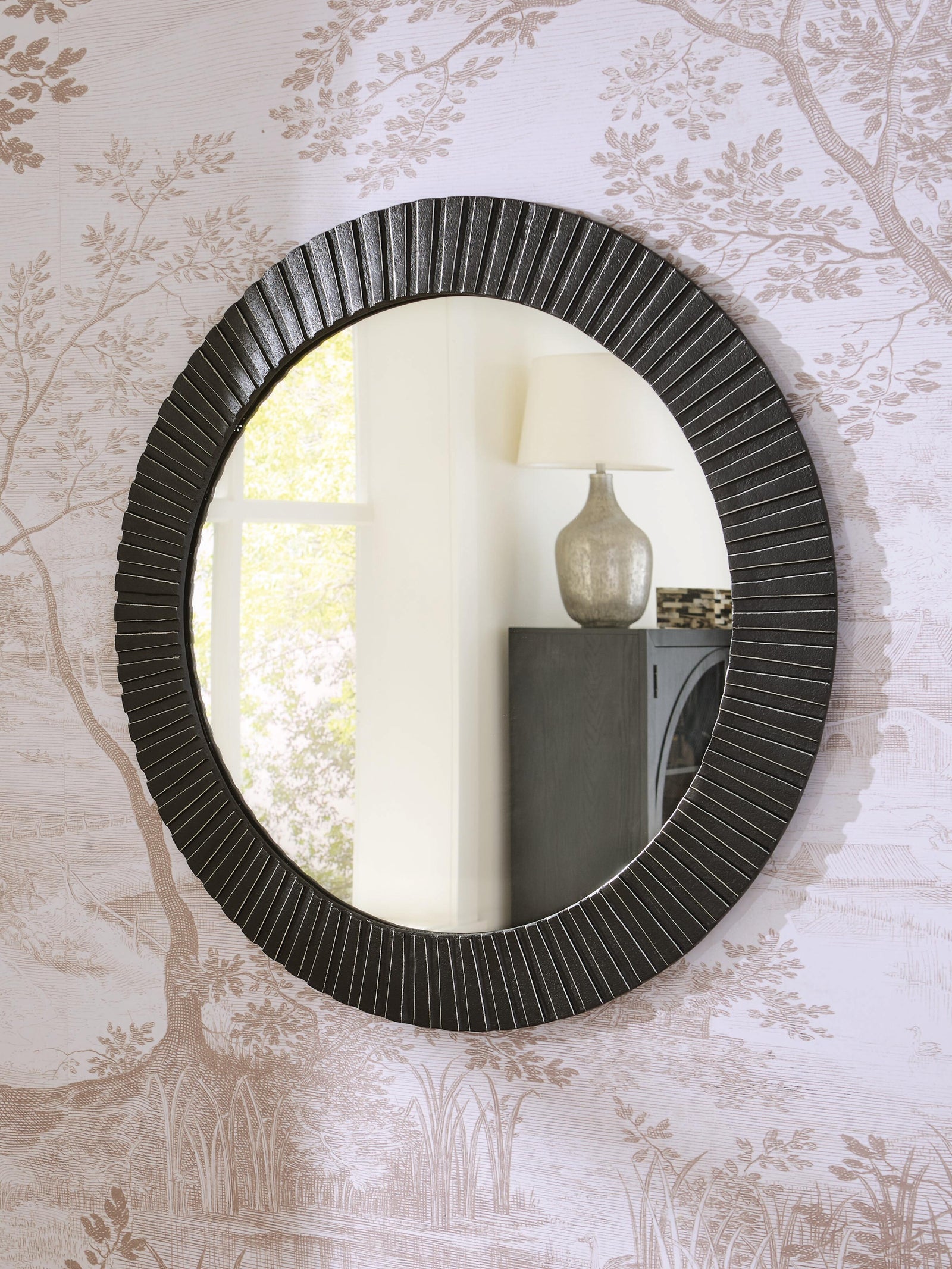 Ozias Accent Mirror - Black (2)