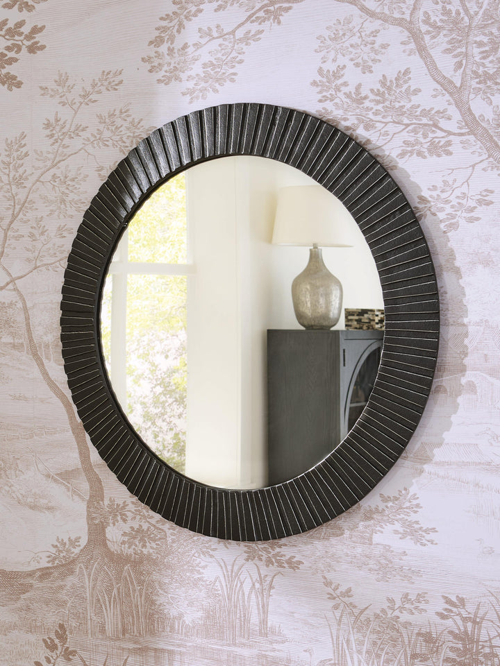 Ozias Accent Mirror - Black (2)