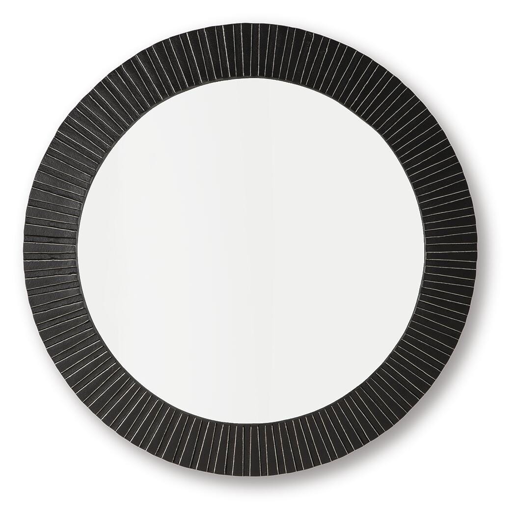 Ozias Accent Mirror - Black (1)