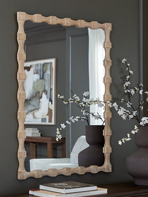 Acelmore Accent Mirror - Light Brown | Ashley Furniture