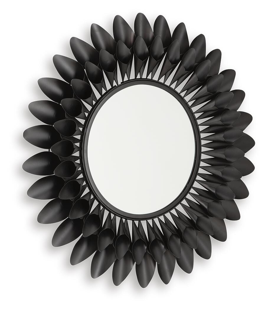 Ryenmour Accent Mirror - Black (3)