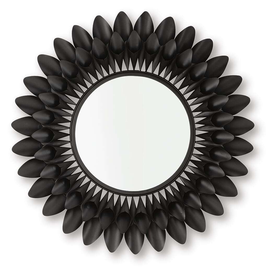 Ryenmour Accent Mirror - Black (1)