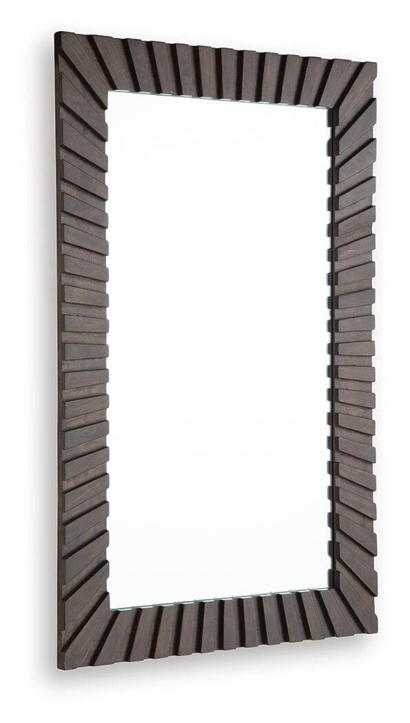 Advin Accent Mirror - Dark Brown (3)
