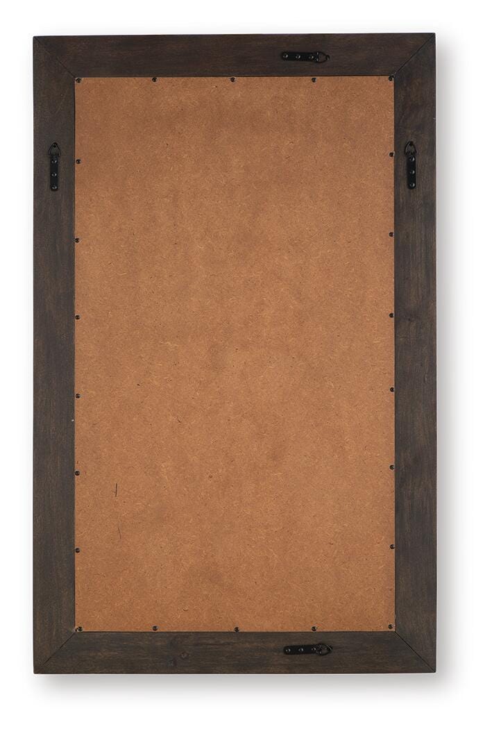 Advin Accent Mirror - Dark Brown (5)