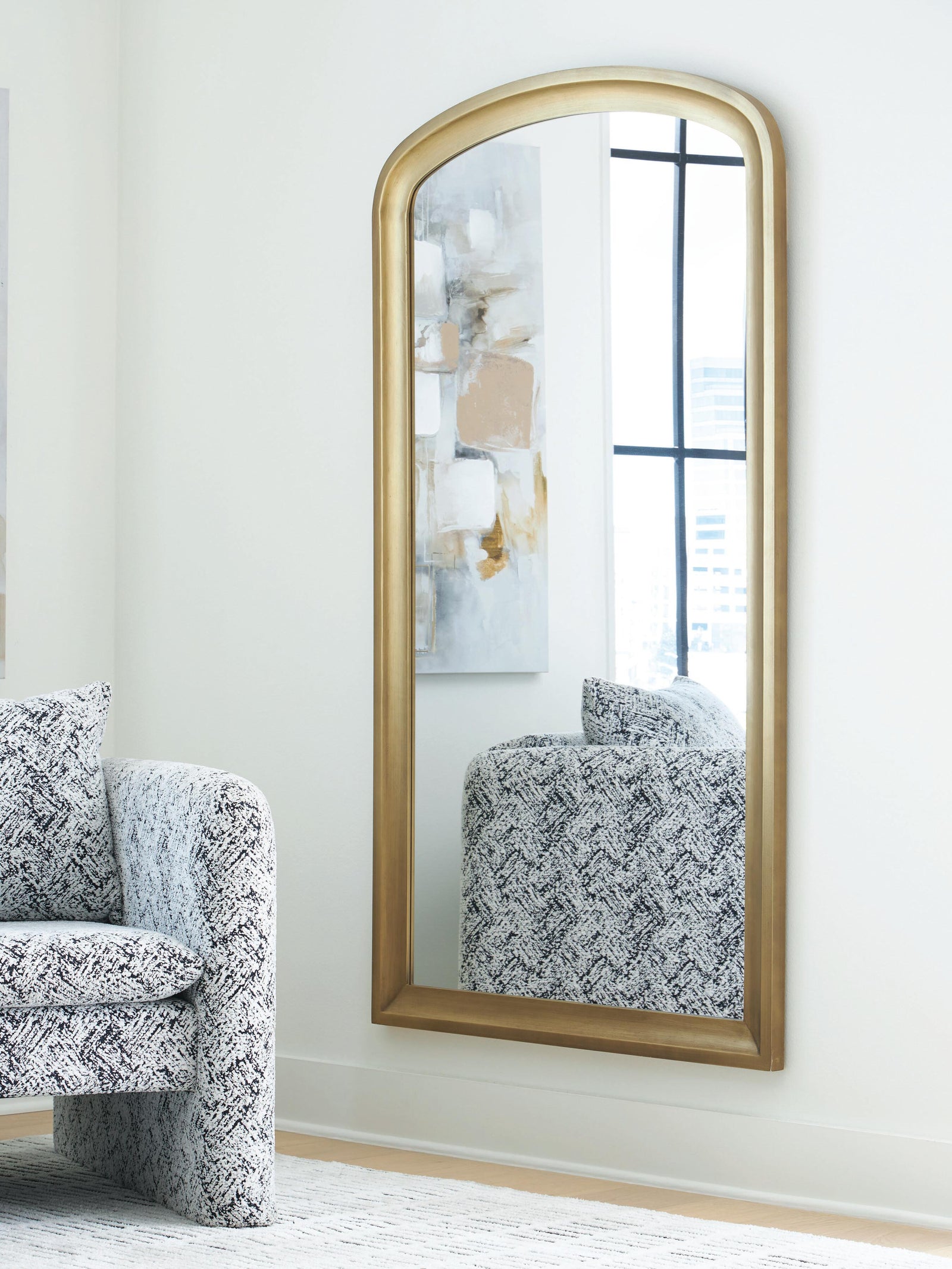 Fintan Floor Mirror - Gold (2)