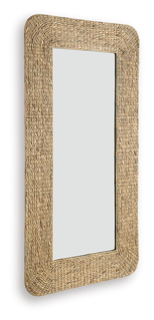 Norigan Floor Mirror - Light Brown (3)