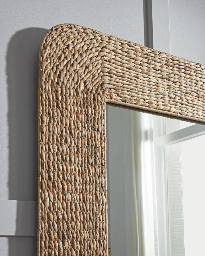 Norigan Floor Mirror - Light Brown (5)