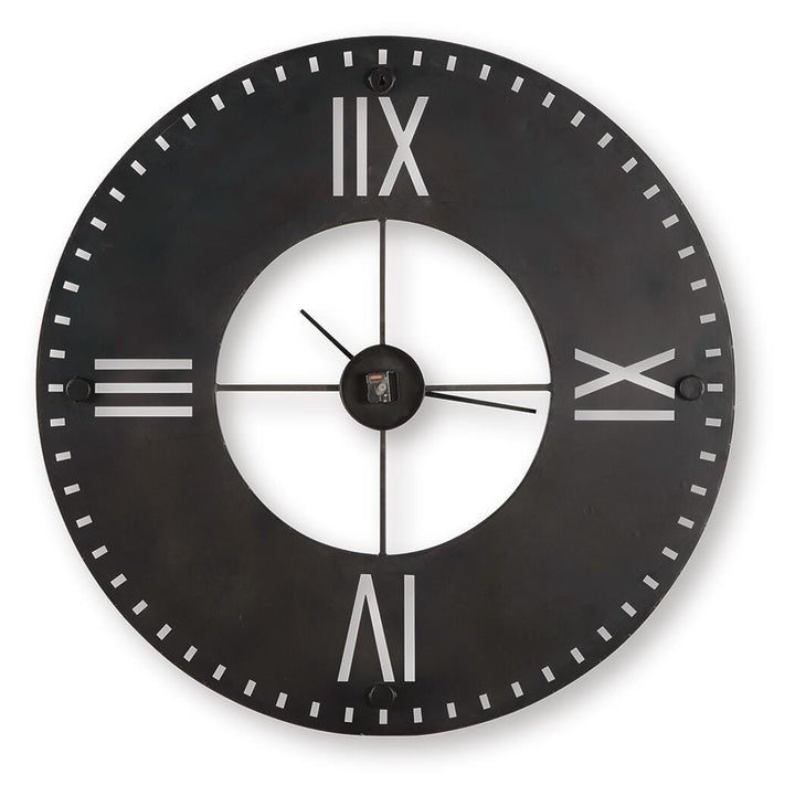 Lytle Wall Clock - Antique Brown (4)