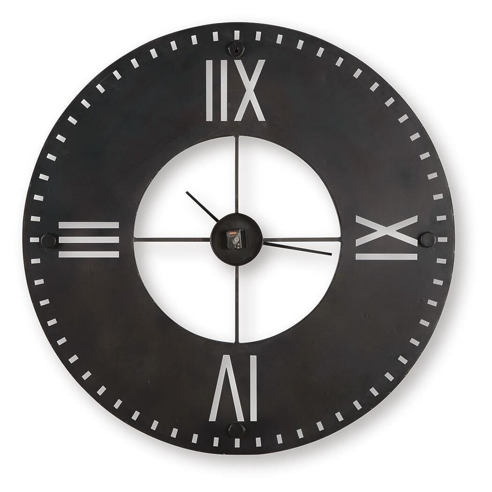 Lytle Wall Clock - Antique Brown (4)