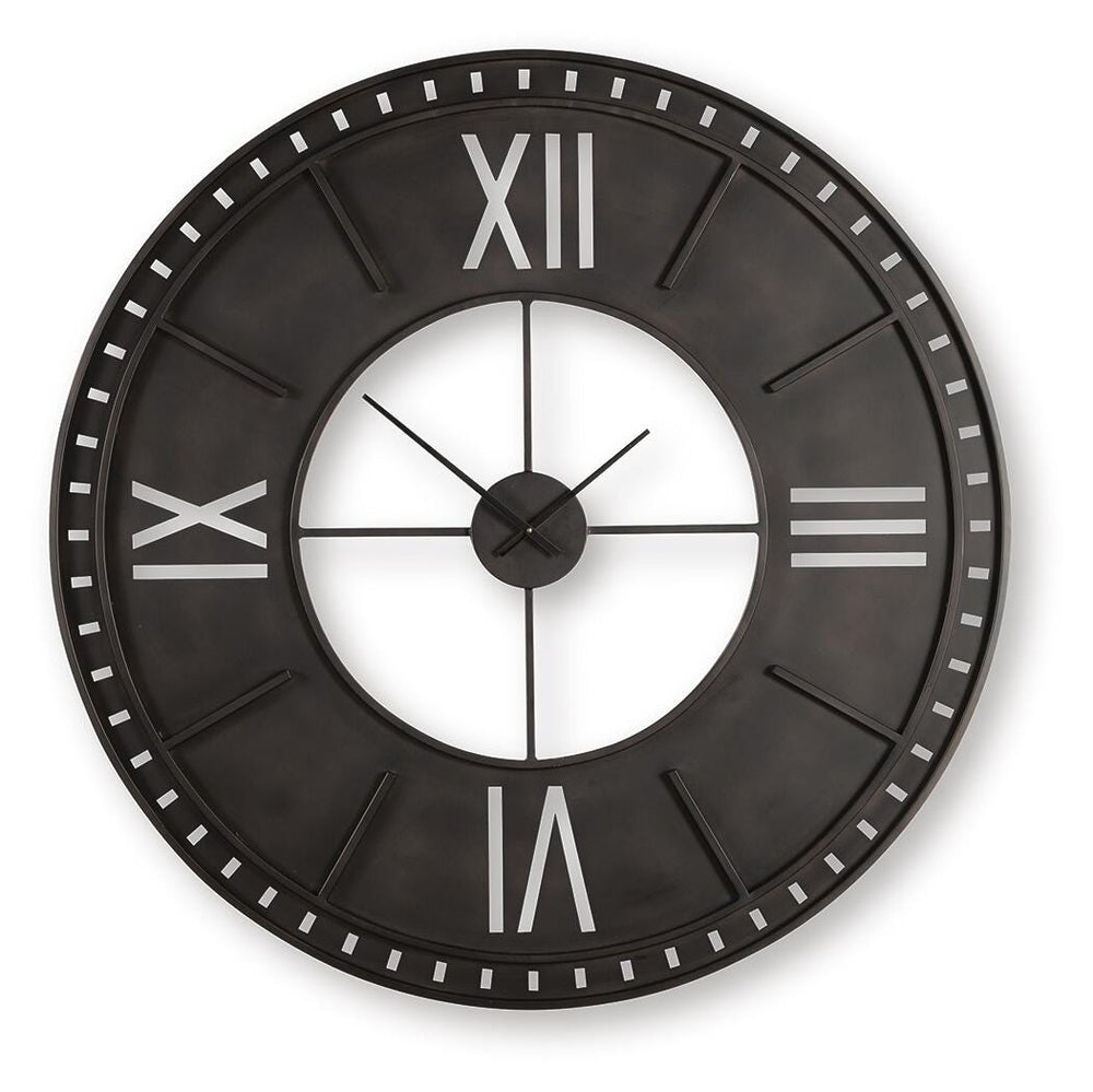 Lytle Wall Clock - Antique Brown (1)