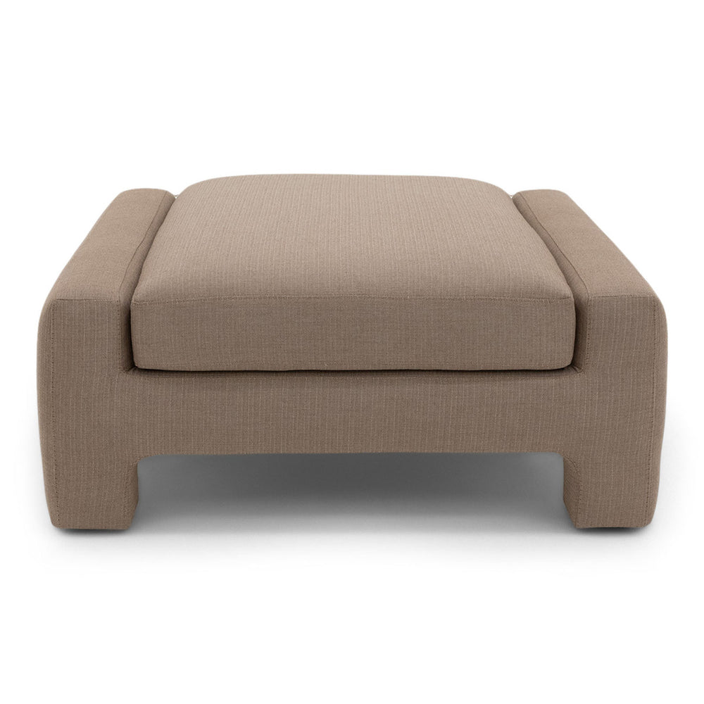 Midwood Ottoman 46" - Catalina Natural Vanilla, front view