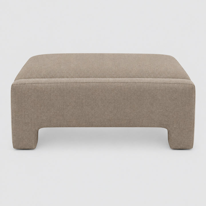 Midwood Ottoman 46" - Catalina Natural Vanilla, side view