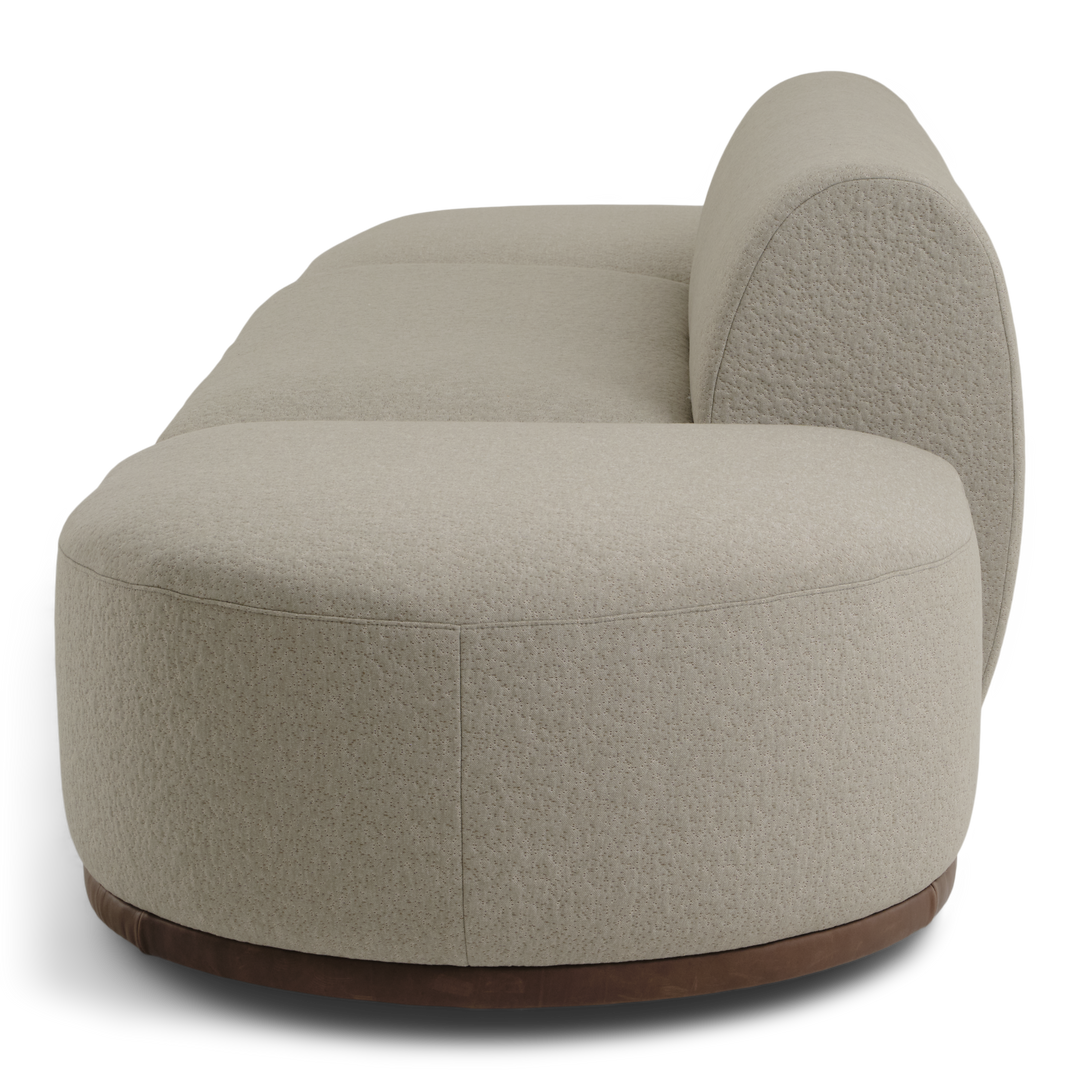 Athlea Sofa with Round Chaise