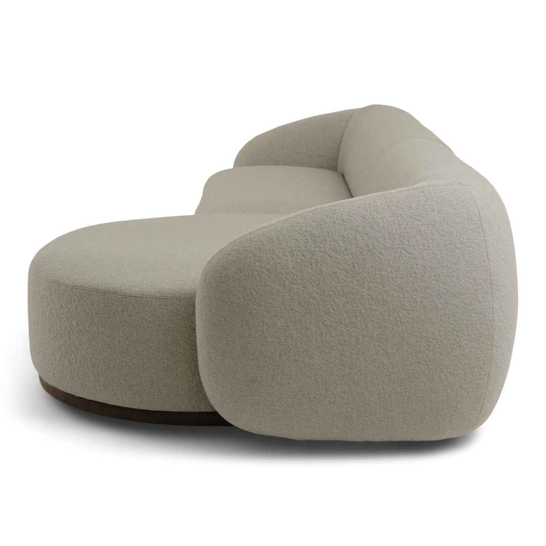 Athlea Sofa with Round Chaise