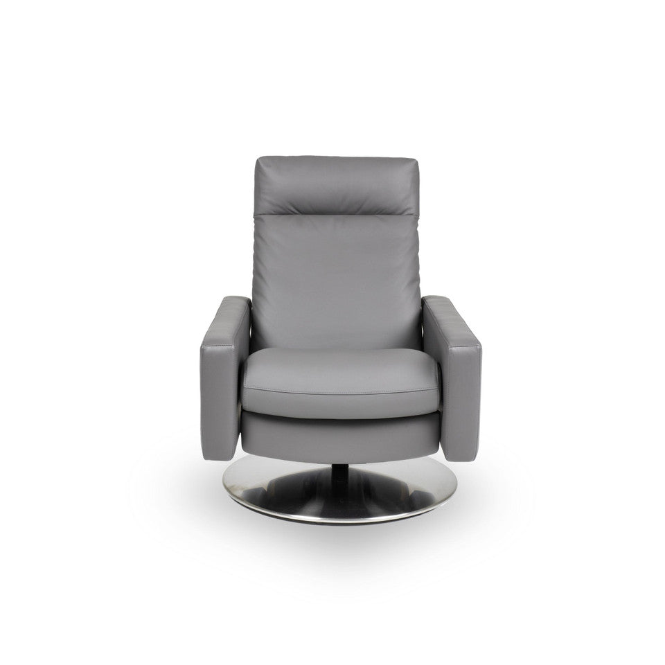 Cumulus Comfort Air Large Recliner Chair with Ottoman by American Leather