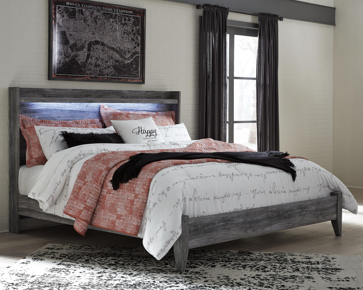 Baystorm King Panel Bed - Gray (2)