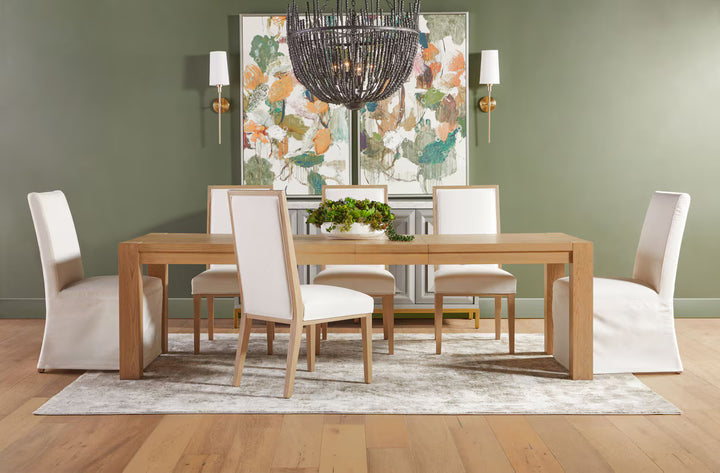 Adler Extension Dining Table in Light Honey Oak