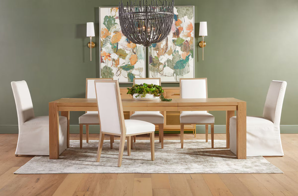 Adler Extension Dining Table in Light Honey Oak - alternate view 4