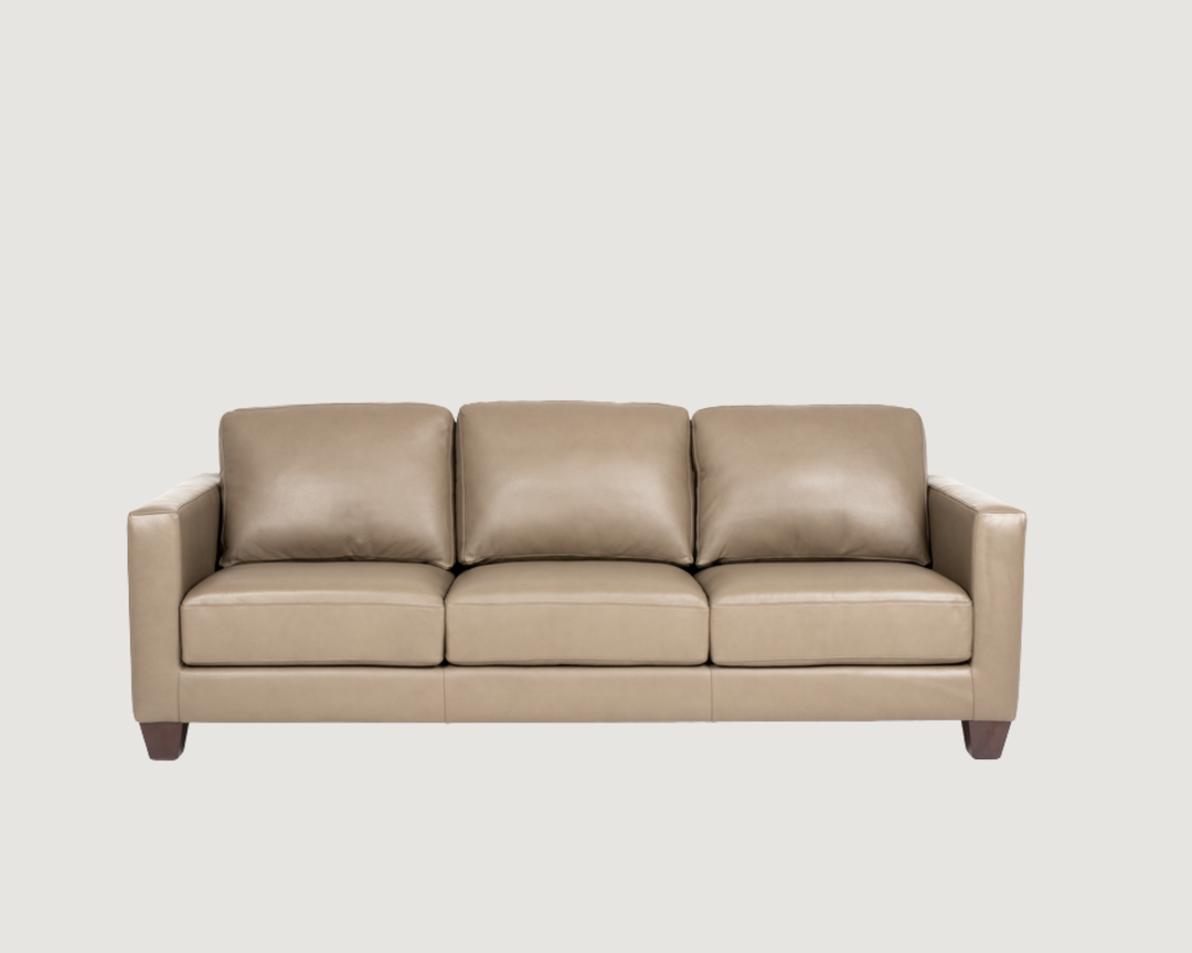 Alessandro Three Seat Track Arm Sofa by American Leather