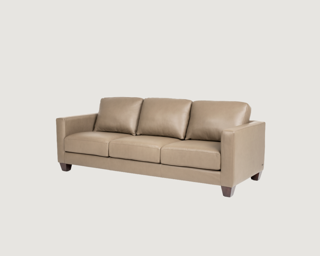 Alessandro Three Seat Track Arm Sofa by American Leather
