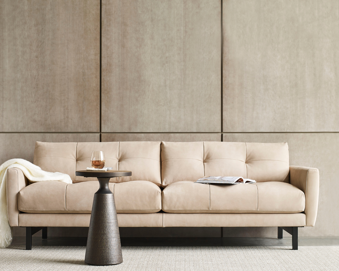 Ameircan Leather Carmet Sofa Front View